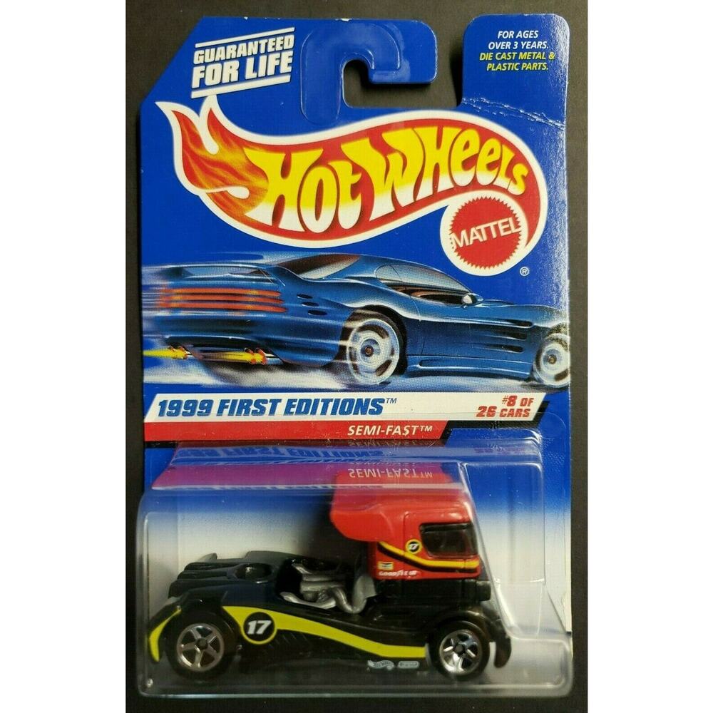 1999 Hot Wheels Semi- Fast #914 First Edition Black 8 of 26 HW8